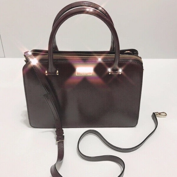 Kate Spade NWT Mahogany Bixby Place Lise Satchel - Picture 5 of 5